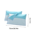 thumbnail image 3 of Coarse Cloth Pillowcase Towel, 1-Pack Breathable Sweat-Absorbing Polyester Wrap, Padded Non-Wetting Cover, Knitted Fabric, Soft Pillow Protector, Multicolor, 29x19in, 3 of 6