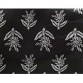 thumbnail image 4 of oneOone Georgette Viscose Fabric Leaves & Floral Block Print Fabric By Yard 42 Inch Wide, 4 of 5