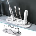 thumbnail image 2 of Diatomite Quick-Dry Toothbrush Holder - Bathroom Countertop Absorbent Mat for Oral Care Essentials, 2 of 8