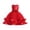 Red, variant on Birthday Dresses for Girls Toddler Girls Solid Color Pearl Net Yarn Bowknot Birthday Party Flowers Gown Kids Dresses
