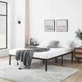 thumbnail image 2 of Mainstays Queen 14" Heavy Duty Steel Slat Platform Bed Frame with Storage Space Under Frame, No Box Spring Required, Black, 2 of 12