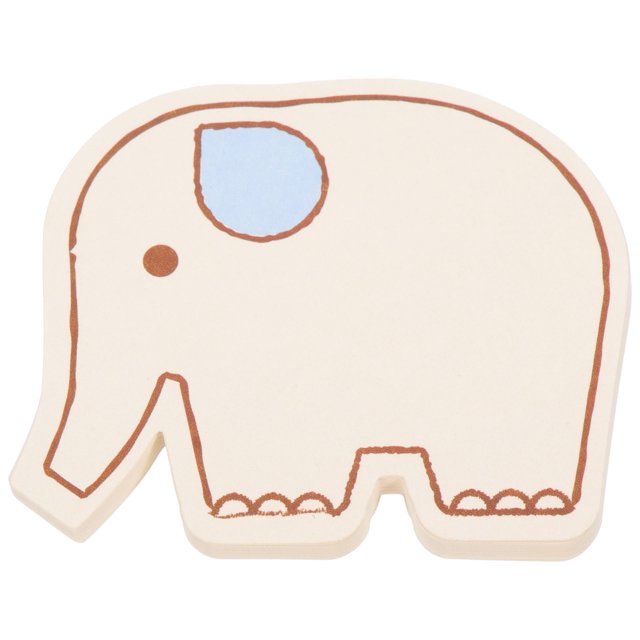 MasteelfCA 60pcs Blank Memo Cards Animal Shaped Cards Note Cards Memo Message Paper Cards