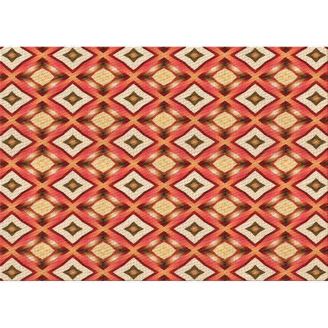 Ahgly Company Tapis d'Intérieur Lavables en Machine Rectangle Transitionnel Jaune Orange, 2' x 3'
