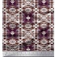 thumbnail image 1 of Soimoi Velvet Fabric Check & Geometric Print Sewing Fabric Yard 58 Inch Wide, 1 of 5