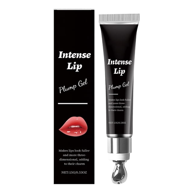 Lip Plump Gel Glossy Lip Gel Lip Plumping Gel Translucent Makeup Effect