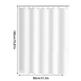 thumbnail image 2 of LSLJS Rideau de Bain 31.5x31.5 Po Couleur Unie Salle de Bain Imperméable Polyester Épaissi Rideau de Séparation de Salle de Bain Rideau de Porte Rideau de Bain Tissu Rideaux, 2 of 6