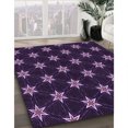 thumbnail image 3 of Ahgly Tapis Rectangulaire Lavable en Machine Intérieur Transitionnel Violet Profond, 8 Pieds x 12 Pieds, 3 of 7