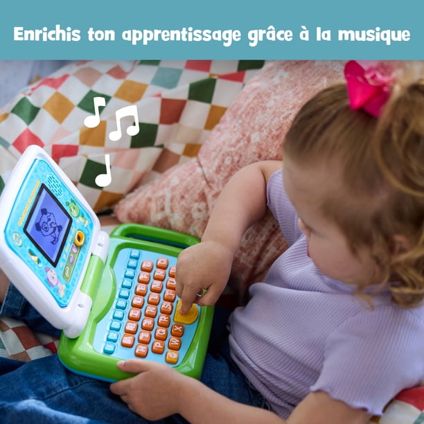 LeapFrog 2-in-1 Leaptop Touch, Green, Interactive Toddler Learning