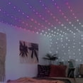 thumbnail image 3 of Merkury Innovations 4 ft x 6 ft Ceiling Multicolor LED Lighting Curtain String Lights, 1-pack, 3 of 5