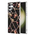 thumbnail image 1 of Samsung Galaxy S23 Ultra Case Diamond Platinum Collection Hybrid Bumper Protective Phone Case, Soft, Sleek Protection, Slim Design, Matte Finish - Black, 1 of 5