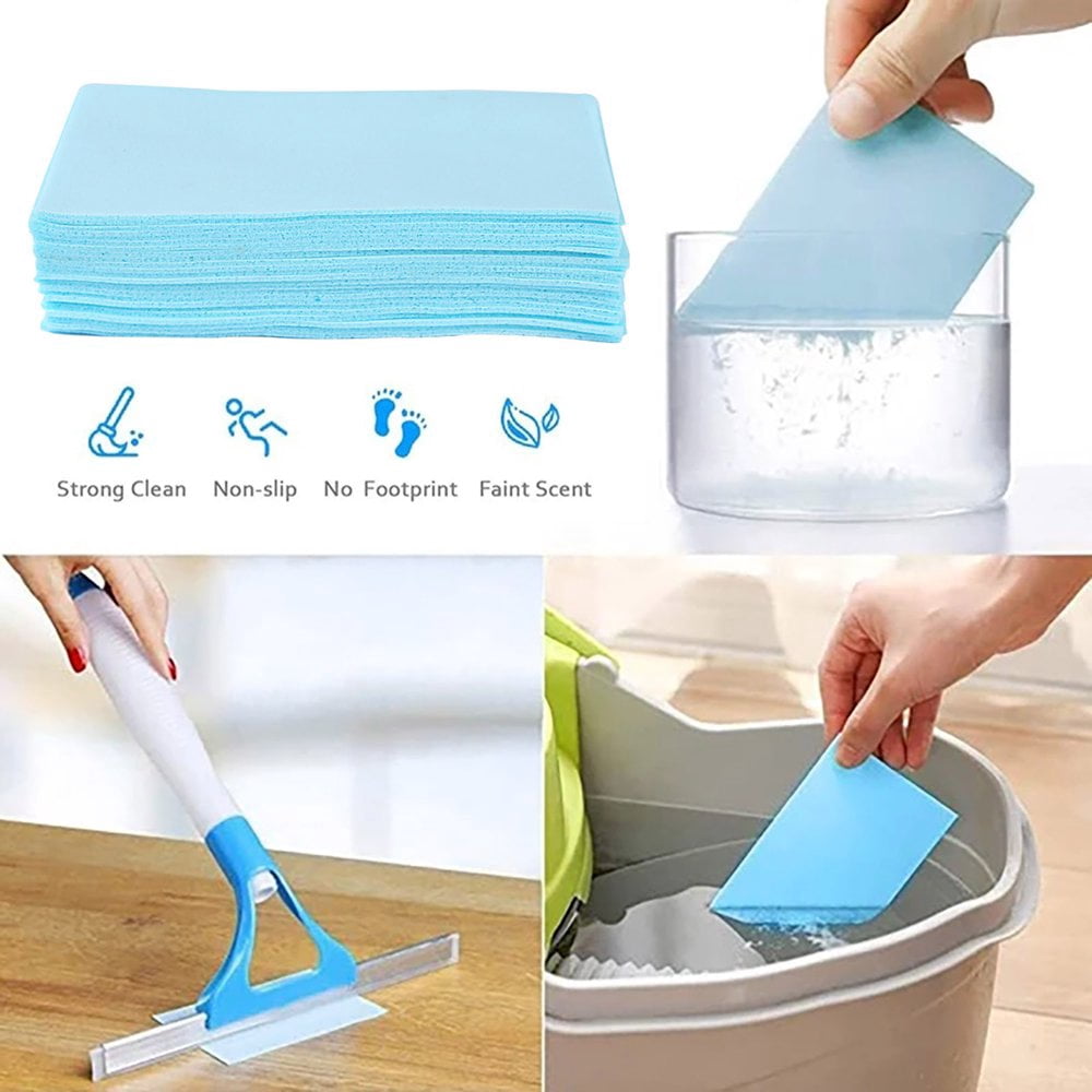 LNGOOR Home 30Pc Floor Cleaner Sheet Floor Tile Mopping Cleaning Decontamination Bag Cleaning Supplies on Clearance