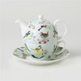 thumbnail image 1 of TEA FOR ONE Teapot with Tea Cup and Saucer - BIRD SONG, 1 of 1