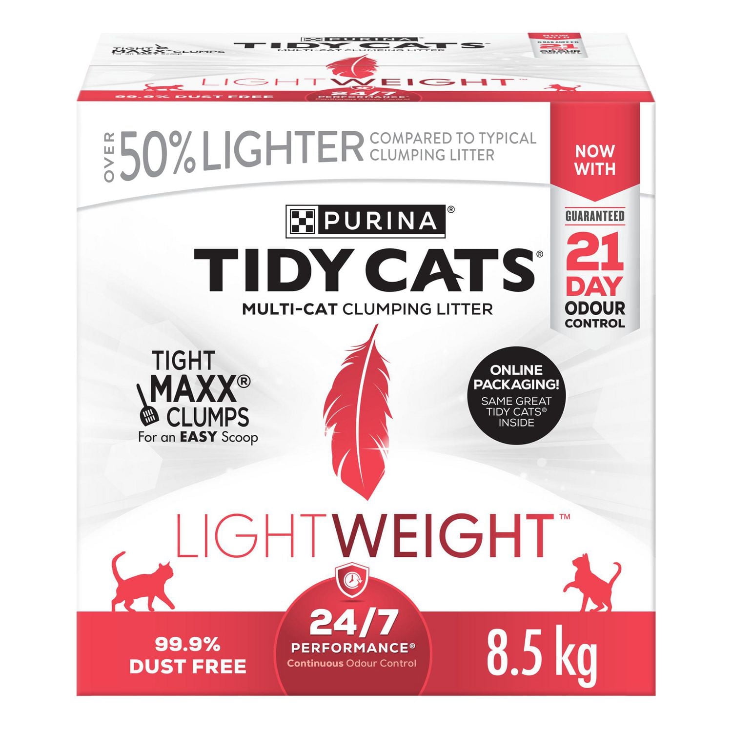 Purina Tidy Cats LightWeight 24/7 Performance, Litter 8.5 kg