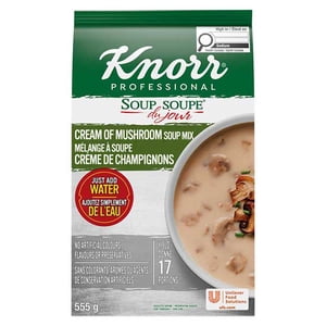 Knorr Crème sans gluten professionnelle de soupe de champignons, 555 g -- 4 par cas