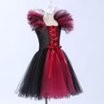 thumbnail image 4 of YOUSNH Halloween Tout-Petits Enfants Bébés Filles Magnifique Sorcière Robe Noire Déguisement Fête Tulle Robes Robes pour Filles J_001 2-3 Ans, 4 of 5