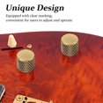 thumbnail image 4 of 4Pcs Electric Guitar Knobs Metal Volume Tone Control Dome With Wrench Guitar Tone Volume Knobs For Beginner Or Professional Musician, 4 of 8
