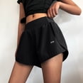 thumbnail image 5 of Timegard Athletic Shorts for Women High Waist Side Split Loose Lightweight Workout Running Shorts, 5 of 5