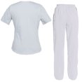 thumbnail image 2 of Women's Scrubs Set Scrub Top and Pants Scrubs Set, 2 of 3