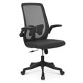 thumbnail image 1 of Magshion Office Mesh Chair Adjustable Height and Ergonomic Design Home Office Computer Desk Chair Lumbar Support with Padded Flip-up Armrest Swivel Chair (Black), 1 of 4