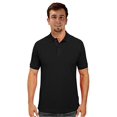 thumbnail image 1 of Peach Couture Mens Short Sleeve Classic Pique Polo Shirt, 1 of 1
