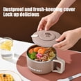 thumbnail image 4 of Ovzne Stainless Steel Lunch Box Bento Lunch Box For Adults And Students Reusable Lunch Box Insulated Lunch Containers With Phone Stand On Clearance, 4 of 6