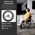 thumbnail image 4 of PAMINGONO Pièces de Rechange pour Fauteuil Roulant Fauteuil Roulant Roue Pleine Aluminium Contrôle pour Utilisateurs Handicapés 1 Pcs, 4 of 6