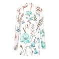 thumbnail image 4 of Cardigan Léger pour Femmes Cardigan à la Mode pour Femmes à Manches Longues Imprimé Floral Veste Haut Cardigans pour Femmes Légers d'Été en Liquidation, 4 of 6