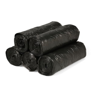 Yeacher 100pcs Sacs en plastique Sacs à déchets Sacs 5 Sacs à ordures en rouleaux 18