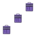 thumbnail image 2 of Baohd Portable Foldable Garden Kneeler Tool Bag For Outdoor Work Work Portable Storage Bags Stool Pouch Purple 3Set, 2 of 6