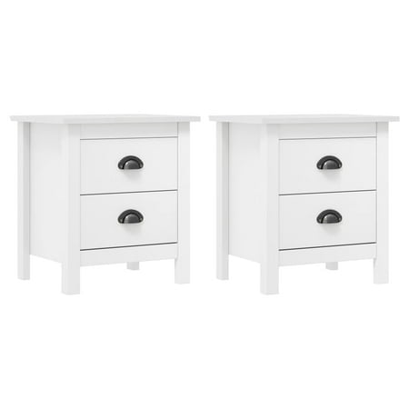vidaXL Table de Chevet Table d'Appoint Salon Bureau Bois Massif Pin