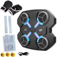 thumbnail image 2 of Hearth & Gear Smart With Gloves Wall Mounted Electronic LED Boxing Training Boxing Workout For Home Gym Props for Kids Restorative Yoga Bolster Yoga Rectangular Yoga Videos for Flexibility Yoga Bricks, 2 of 6