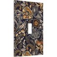 thumbnail image 2 of Nadoabtm Decorative Light Switch Cover Paisley Pattern Flower Cashew Flower Plant 1 Gang Single Toggle Decorator Outlet Wall Plate Device Electrical Faceplate Switchplates for Bedroom Home Decor, 2 of 8