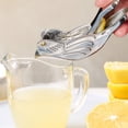 thumbnail image 2 of Lemon Squeezer Stainless Steel Lemon Orange Liquid Press Hand Press Fruit Extractor Squeezer Bartending Utensils Juicer Hand Press, 2 of 9