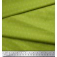 thumbnail image 2 of Soimoi Poly Georgette Fabric Dot & Fleur De Lis Damask Fabric Prints By Yard 52 Inch Wide, 2 of 3