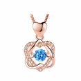 thumbnail image 1 of PVCS Collier Cœur d'Amour Infini Argenté pour Femmes P Imple Tempérament Chaîne de Clavicule Lov, 1 of 1