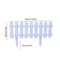 thumbnail image 3 of Meitianfacai PVC Cottage Yard Fence Outdoor Small Fence Connectable Design Insert Ground Walkway Mini Fence Garden Patio Home Sideway Fence on Clearance, 3 of 6