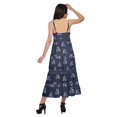 thumbnail image 3 of Moomaya Robe Longue Maxi Imprimée pour Femmes Sans Manches à Col en V Décontractée Évasée Kurta, 3 of 6