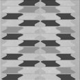 thumbnail image 1 of Ahgly Company Machine Washable Indoor Square Transitional Smokey Gray Area Rugs, 6' Square, 1 of 7