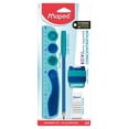 thumbnail image 1 of Maped Multi-product Concentration Kit - Ruler / Pencil / Sharpener / Eraser - The Ideal Kit to stay focus ! Ruler with removable touch zones, relaxing crayons, textured sharpener and eraser ., 1 of 7