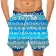 thumbnail image 1 of Diufon Men's Athletic Shorts Cotton Linen Drawstring Waisted Outdoor Sport Shorts Spring Summer Shorts with Pockets, 1 of 4