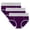 Purple, variant on Woman Underwear 3 Pack Womens Menstrual Period Panties Teens Cotton Leak-Proof High Waisted Underwear Briefs Underpants Purple 3XL
