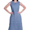 thumbnail image 2 of Moomaya Kurta Sans Manches à Col Peter Pan avec Pantalon Ensemble Ethnique 2 Pcs pour Femmes, 2 of 6