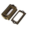 thumbnail image 1 of Unique Bargains 70mm x 33mm Vintage Style Metal Decorative Tag Card Label Holders 20pcs, 1 of 2