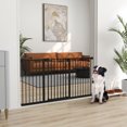 thumbnail image 2 of PawHut 30 Inch High Pet Gate, Dog Gate for Stairs, 29"-58" Width, 2 of 10