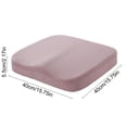 thumbnail image 3 of Pink Square Cushion With Slow Rebound Memory Foam Universal Seat Cushion For Office Car Chair And Home Use Size 15.7X15.7X2.2 Inches Weighs Approximately 1.21 Pounds, 3 of 6