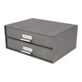 thumbnail image 1 of Bigso Birger - Armoire à Tiroirs - 2 Tiroirs - pour A4/lettre - Gris, 1 of 2