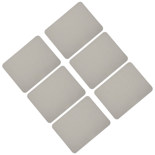 Uxcell 6 Pcs Iron on Patches Fabric Repair Patches for Clothes Gray