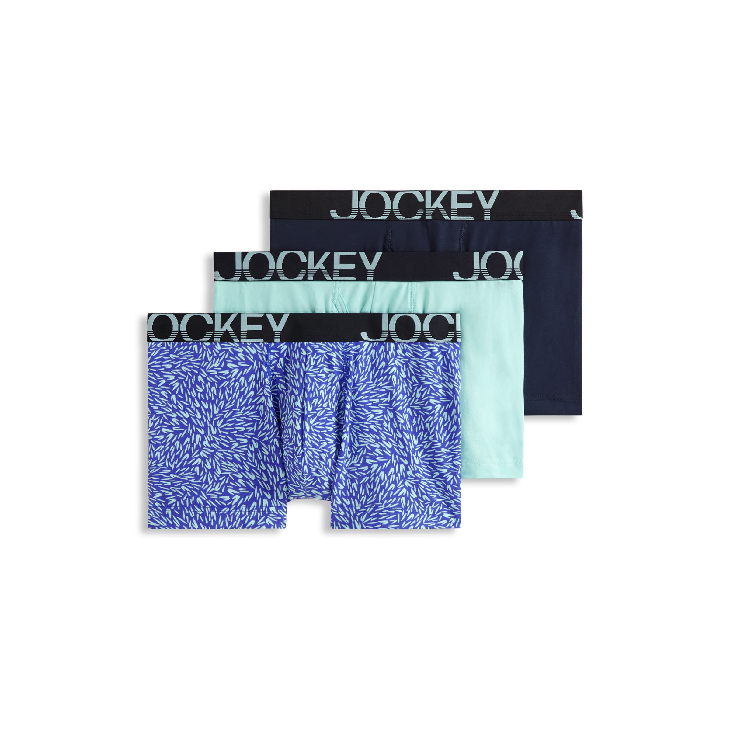 Jockey Men's ActiveStretch 4" Boxer Brief - 3 Pack