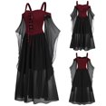 thumbnail image 2 of Robes de Plage à Manches Longues pour Femmes 2022 Grande Taille Froide Épaule Papillon Robes, 2 of 6