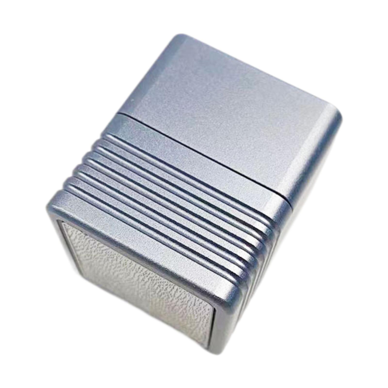 koolsoo Support de Craie pour Queue de Piscine Accessoire de Billard Embout de Queue en Alliage d'Aluminium Support de Craie Gris Pâle